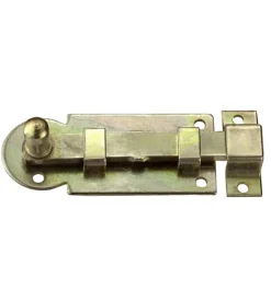 Catenaccio diritto 60 x 25 mm. - zincato giallo