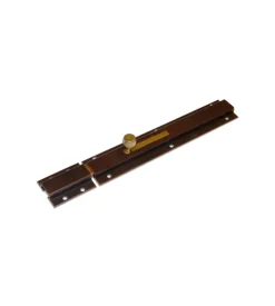 Catenaccio trasversale profilato 200 x 40 mm. - verniciato bronzo