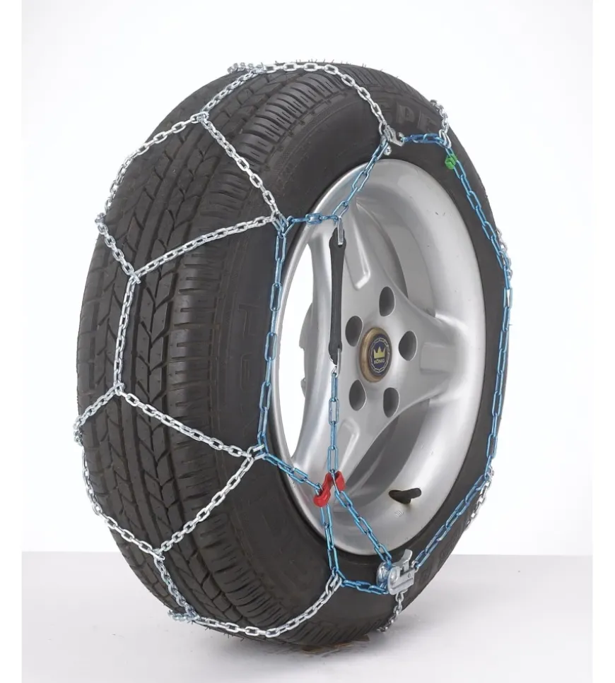Catene da neve made in italy per auto "zip 9" codice misura 090 - konig.