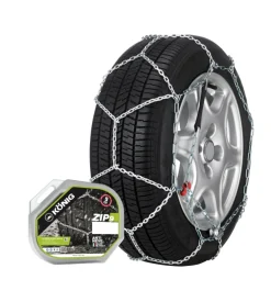 Catene da neve made in italy per auto "zip 9" codice misura 104 - konig.