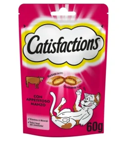 Catisfaction - snack per gatti manzo 60 gr