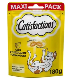 Catisfaction - snack per gatti formaggio 180 gr