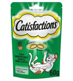 Catisfaction - snack per gatti erba gatta 60 gr
