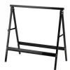 Cavalletto da lavoro pieghevole essenza in acciaio colore nero con portata massima di 100 kg 37x78x76 cm