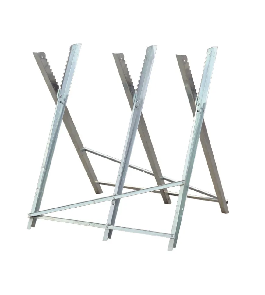 Cavalletto taglialegna polar pieghevole, 80x82x82 cm