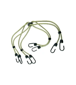 Cavo elastico a ragno ΓΈ 8 x 750 mm. in polipropilene con 8 ganci di ancoraggio plastificati