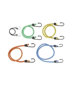 Cavo elastico assortito ΓΈ 8 da 250 a 750 mm. con ganci 10 pz.