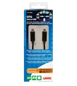 Cavo otg micro usb > micro usb - 30 cm - nero  38936