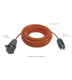 Cavo prolunga universale lineare vimar con 3 conduttori da 1,5 mm 30 m