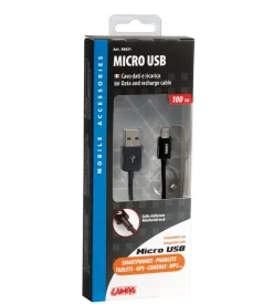 Cavo usb micro usb - 100 cm - nero  38931