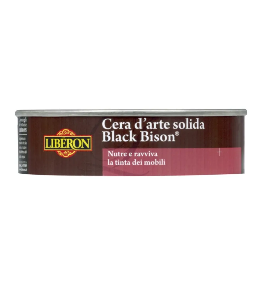 Cera d'arte colorata " black bison® " solida - noce antico - 150 cc