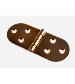 Cerniere a biscotto in ferro bronzato 30 x 80 mm. 2 pz.