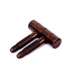 Cerniere per infissi "anuba" in ferro bronzato ø 9 mm. 2 pz.