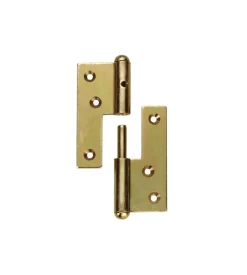 Cerniere sfilabili destra 160 mm. - zincate giallo - 1 pz.