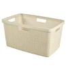 Cesta portabiancheria "jute" keter bianco - 59x39x26 cm