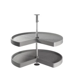 Cestello "3/4" grigio girevole 270° per mobile da 80 cm