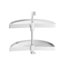 Cestello girevole mezza luna bianco, per moduli 80 cm