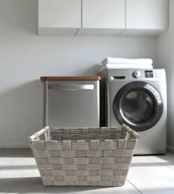 Cestino in tnt easy system "grande" beige 47x31,5x25,5 cm