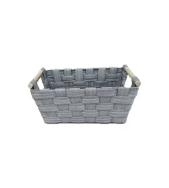 Cestino in tnt easy system "piccolo" grigio 37,5x23,5x16,5 cm