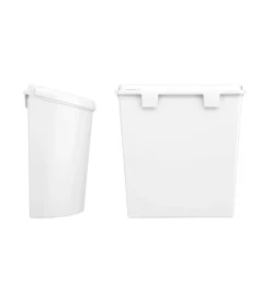 Cestino portarifiuti per caravan brunner "pillar xl" bianco 31,5x18x31,5 cm