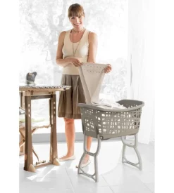 Cesto biancheria bama "stand up" con gambe reclinabili 41 lt