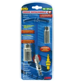 Chiave svitacandele 16+21 mm.  65881