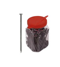 Chiodi testa piana lucida in secchiello 2,8 x 65 - 1 kg.