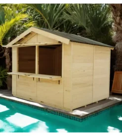 Chiosco in legno da esterno habrita 