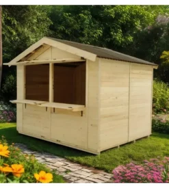 Chiosco in legno da esterno habrita 