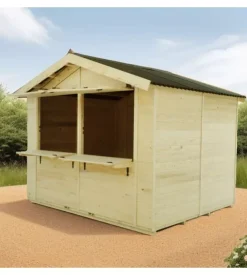 Chiosco in legno da esterno habrita "sylva 3024" 315x274x240 cm