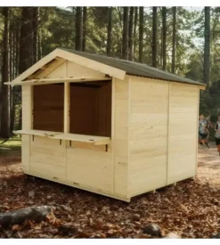 Chiosco in legno da esterno habrita 