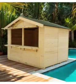 Chiosco in legno da esterno habrita 