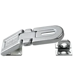 Chiusura portalucchetto 130 x 40 mm. - zincato