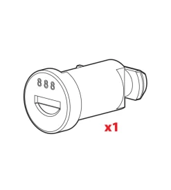 Cilindro serratura serie n  n99976