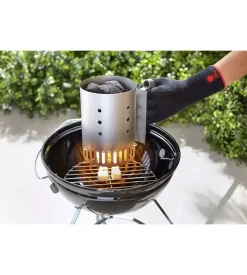 Ciminiera di accensione compatta weber "rapidfire " per barbecue a carbone