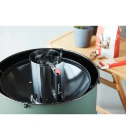 Ciminiera di accensione per carbone e carbonella barbecook in acciaio inox, diametro 16,5 cm