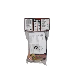 Cinghia di ancoraggio 245 kg. con tenditore e cinghia con gancio 25 mm. x 3,5 mt.