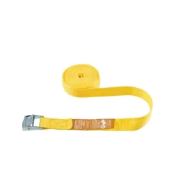 Cinghia di ancoraggio 250 kg. con fermo blocco metallico 25 mm. x 3,5 mt.