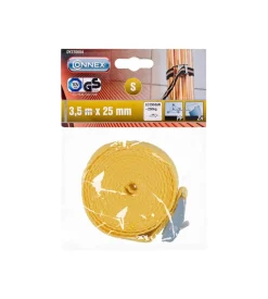 Cinghia di ancoraggio 250 kg. con fermo blocco metallico 25 mm. x 3,5 mt.