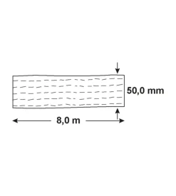 Cinghia di ancoraggio 5000 kg. con tenditore e cinghia con gancio 50 mm. x 8 mt.