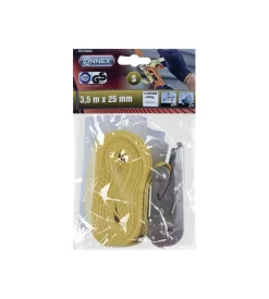 Cinghia di ancoraggio 245 kg. 25 mm. x 3,5 mt. con tenditore