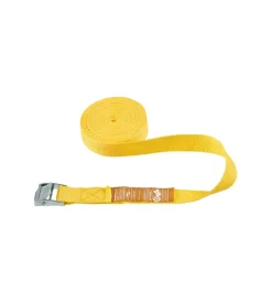 Cinghia di ancoraggio 250 kg. con fermo blocco metallico 25 mm. x 5 mt.