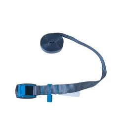 Cinghia di ancoraggio con fibbia metallica di colori assortiti 25 mm. x 3 mt.