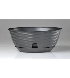 Ciotola paglia d. 30 c/sottovaso antracite