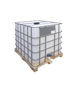 Cisterna per recupero acqua piovana da 1000 litri con gabbia tubolare in acciaio zincato