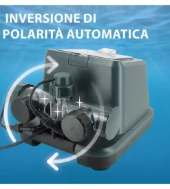 Clorinatore salino per elettrolisi gre per piscina da 50 m³ 10 gr/h