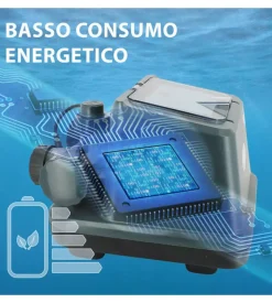 Clorinatore salino per elettrolisi gre per piscina da 50 m³ 10 gr/h