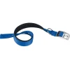 Collare in nylon morbido e imbottito modello ny cs630 per cane di colore blu.