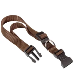 Collare per cani marrone in nylon, lunghezza da 30 a 44 cm - ferplast