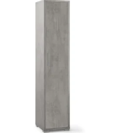 Colonna 1 anta cemento, 39x182x41 cm